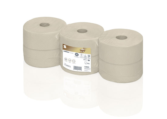 Satino PureSoft toiletpapir - 380m 2-lags, 6 ruller